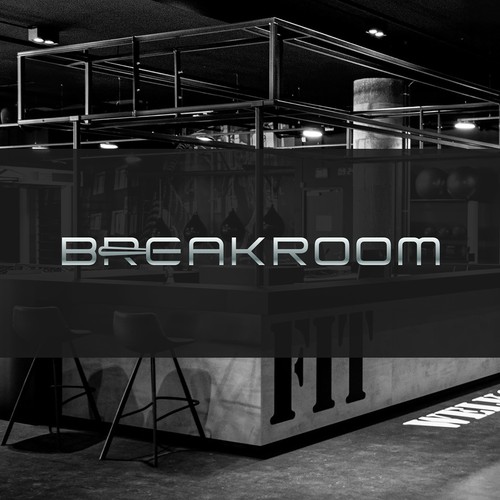 Diner design with the title 'Breakroom'
