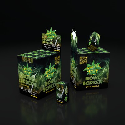 Display and custom packaging for the BOWL SCREEN