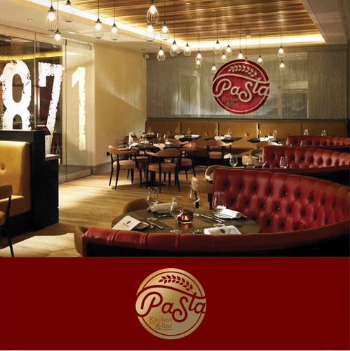 Kitchen logo with the title 'PASTA KITCHEN & BAR'