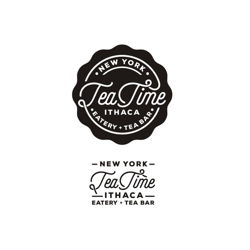 Tea logo with the title 'Tea Time Ichita Logo'