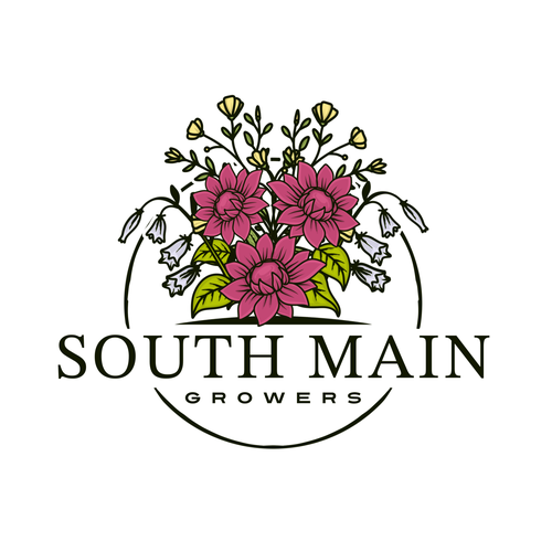 Horticulture logo with the title 'south main growers'