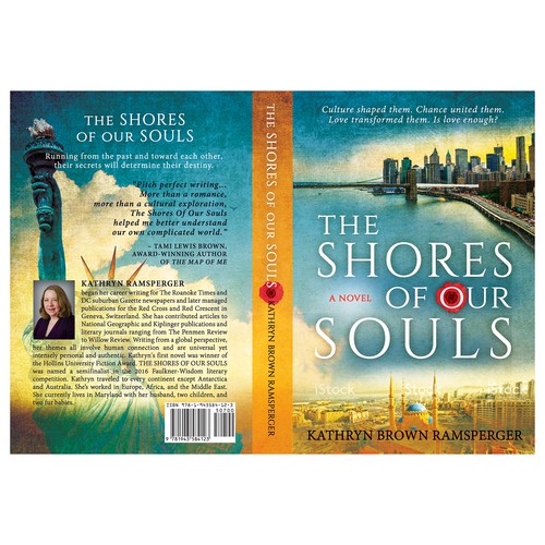 Novel book cover with the title 'Book cover for: "The Shores of Our Souls"'