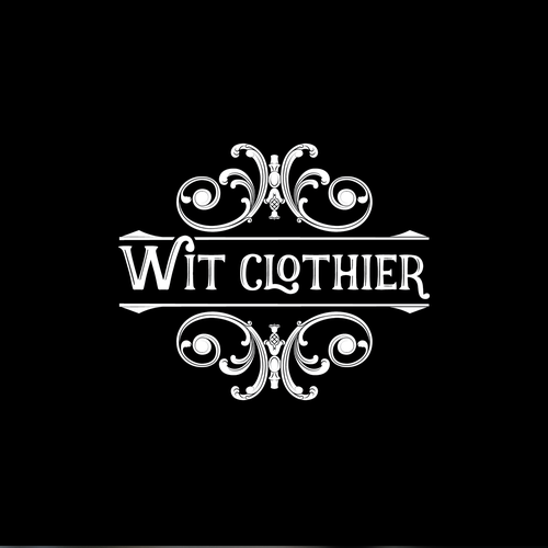 Upscale logo with the title 'Wit Clothier'