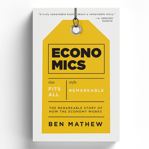 Creative book cover with the title 'ECONOMICS'