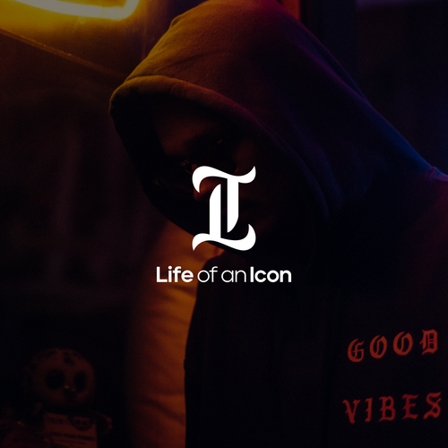 Acronym logo with the title 'simple and bold logo concept for Life of an Icon brand'