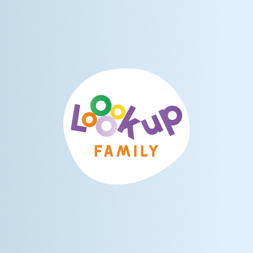 Design with the title 'Look Up Family'