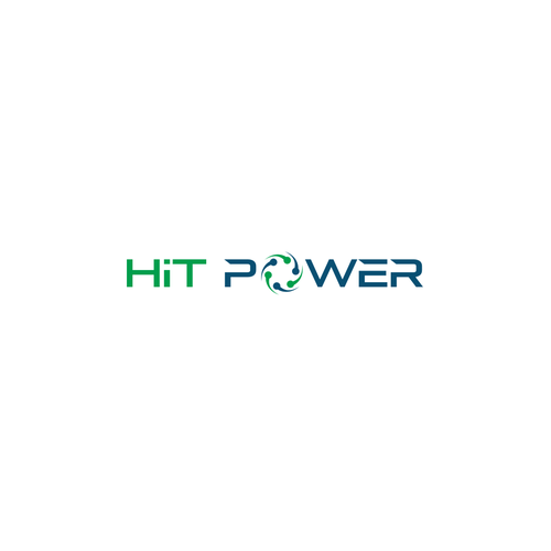 Electronics logo with the title 'Hit Power Logo'