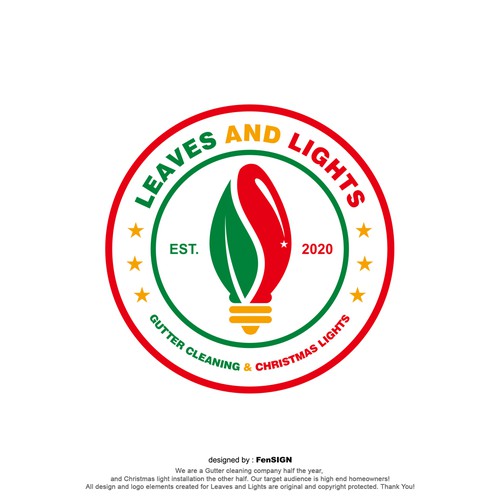 Timeless brand with the title 'Logo concept for Leaves and Lights'