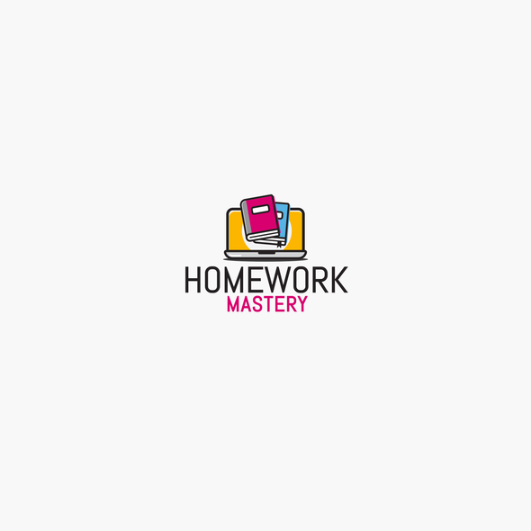 Online course logo with the title 'Homework Mastery Logo'