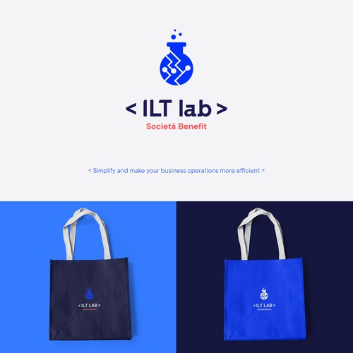 IT logo with the title 'Logo for IT company'