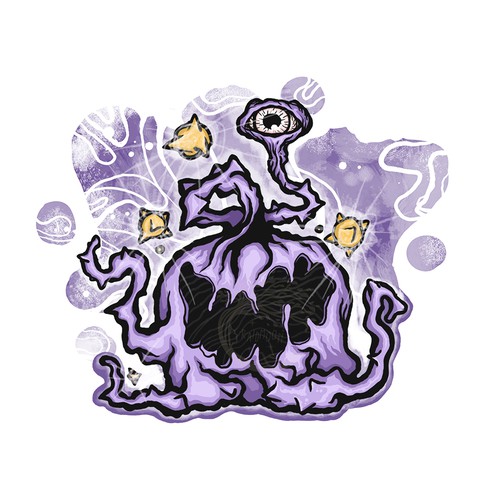 Pumpkin design with the title 'Available for sale, just click the orange button on my profile'