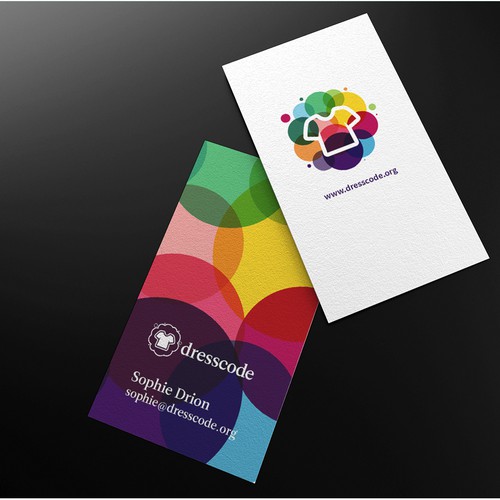 Time design with the title 'Help dresscode with a new logo'