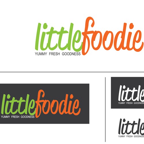 Little design with the title 'Little foodie logo'