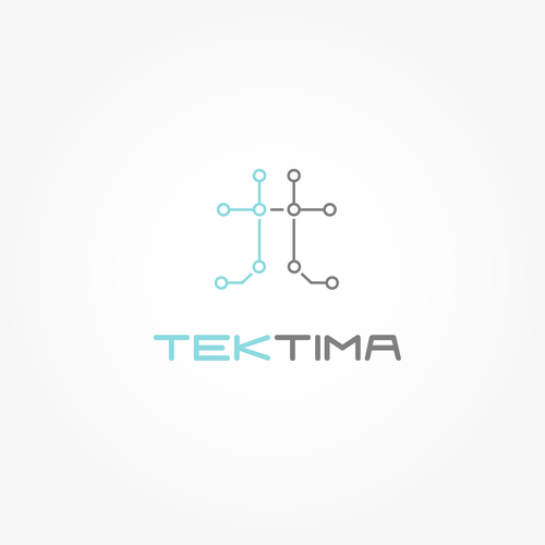 Circuit board design with the title 'TekTima'