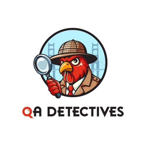 Investigation logo with the title 'QA DETECTIVES'