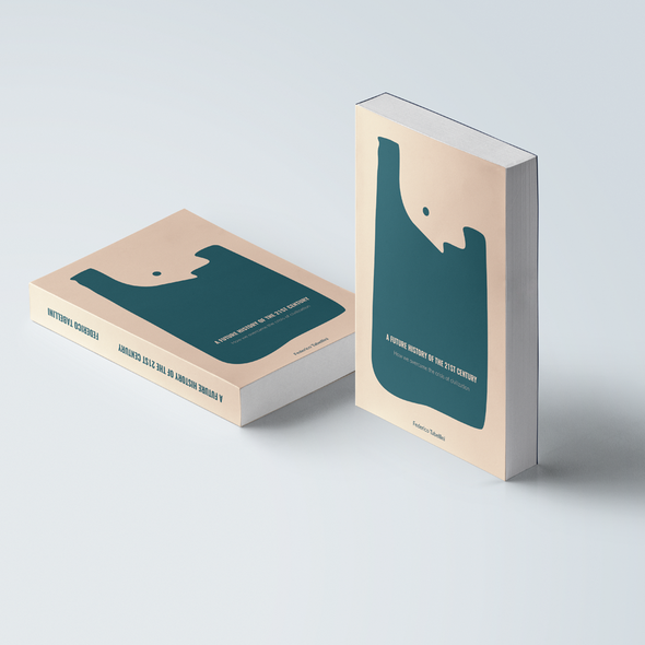 Face book cover with the title 'Negative space book cover'