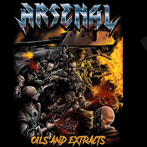 Badass design with the title 'arsenal'