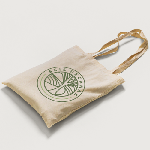 Outline logo with the title 'logo concept nature product'