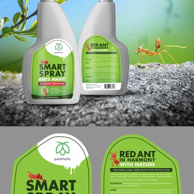 Label design for Ant Repellent Spray
