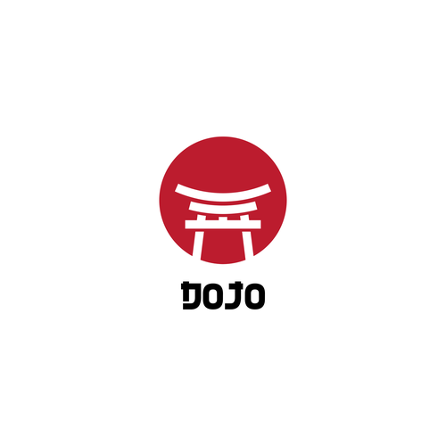 Dojo logo with the title 'Dojo Logo Design'