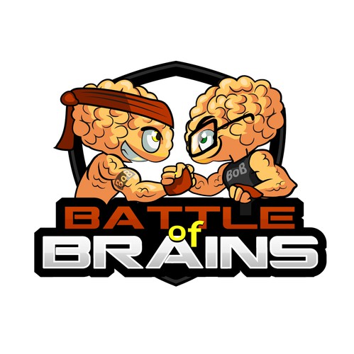 Battle logo with the title 'Battle of Brains logo'
