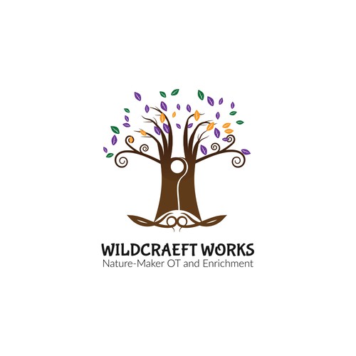 Celtic design with the title 'Logo concept for Wildcraeft Works'