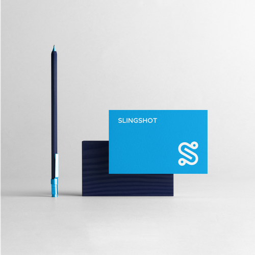 Strategic design with the title 'Slingshot Logo'