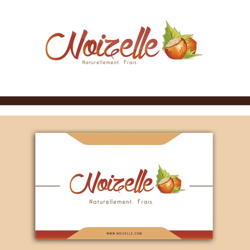 Hazelnut design with the title 'noizelle'