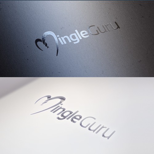 Dating app logo with the title 'Dating website logo'