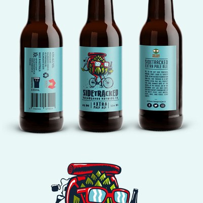 Bold and fun hop & beer design