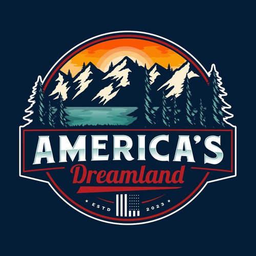 Patriot logo with the title 'America's Dreamland'