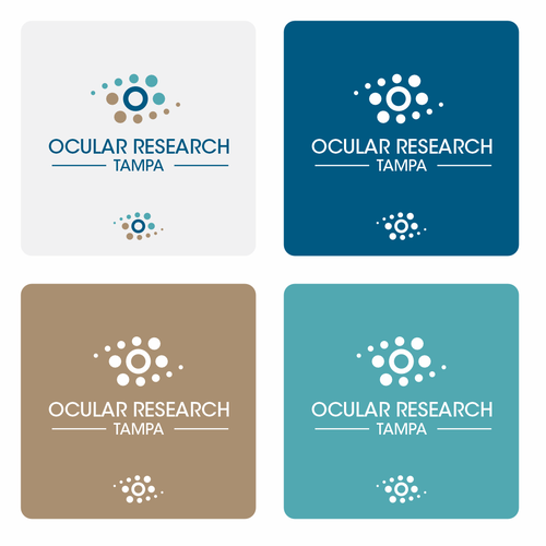 Eye care logo with the title 'Ocular Research Research'