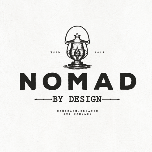 Lamp design with the title 'NOMAD'