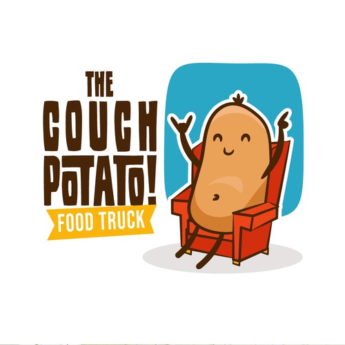 Potato logo with the title 'The Couch Potato!'