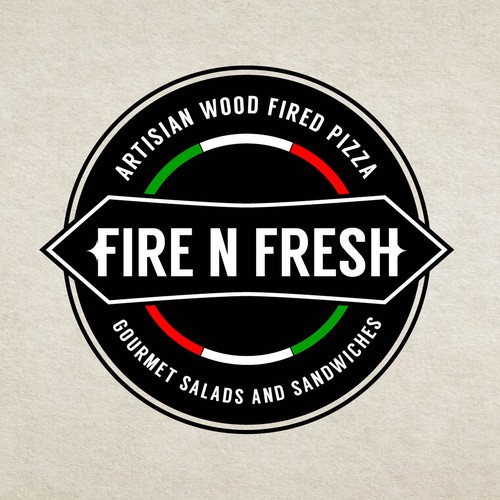 Italian design with the title 'Fire n Fresh'