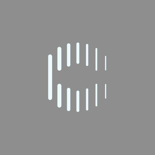 Frequency logo with the title 'Abstract Letter C Logo Design for Tech Product'