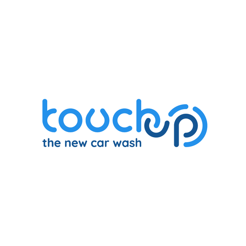 Touch design with the title 'Touch up - The New Car Wash'