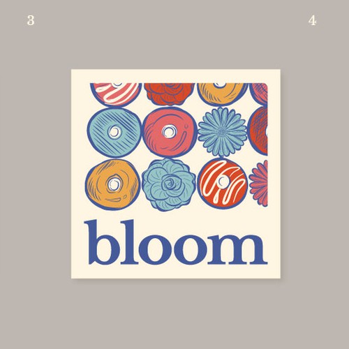 Donut  logo with the title 'Bloom'