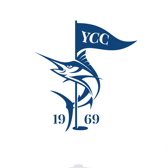 Flag logo with the title 'Yacht & Country Club'