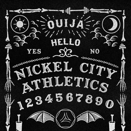 Halloween t-shirt with the title 'Long sleeve tshirt design for Nickel City Athletics'