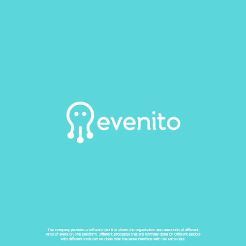 Event design with the title 'evenito - logo design'