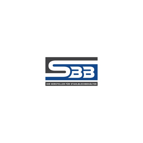 Industrial brand with the title 'SBB Logo design'