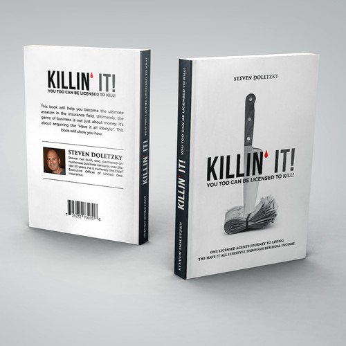 Manual design with the title 'Book Cover - Killin' It'