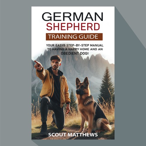 Animal book cover with the title 'German shepherd'