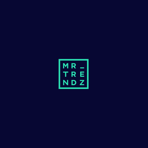 Minimal design with the title 'Mr. Trendz'