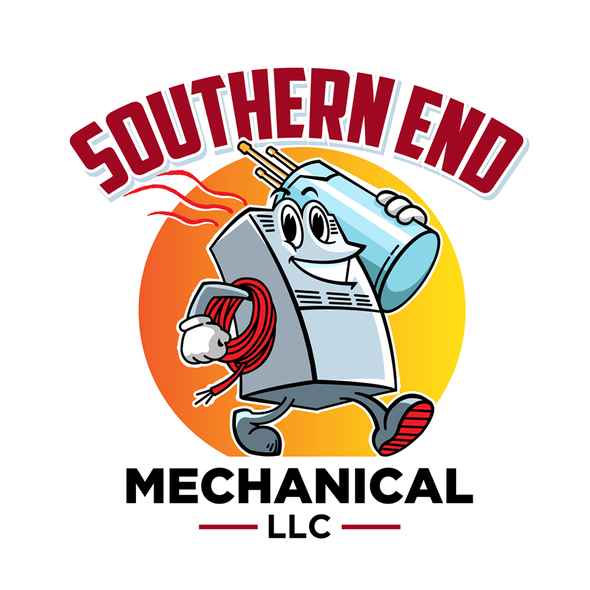 Mechanical design with the title 'The Southern End'