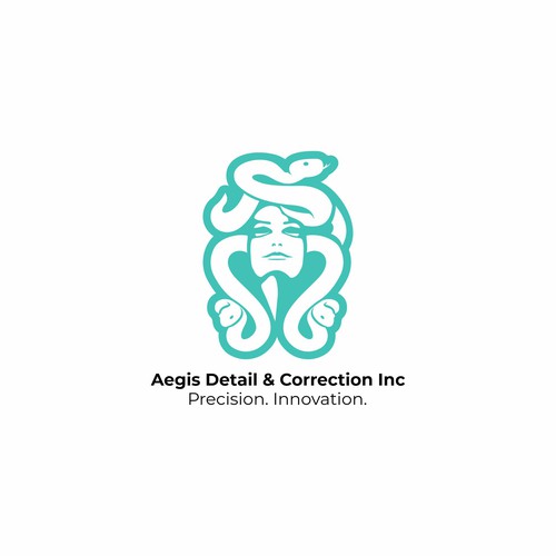 Snake logo with the title 'aegis '
