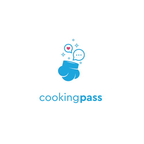 Cooking logo with the title 'cooking classes logo design'