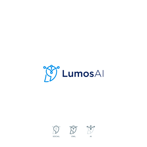 Dot logo with the title 'Lumos AI'