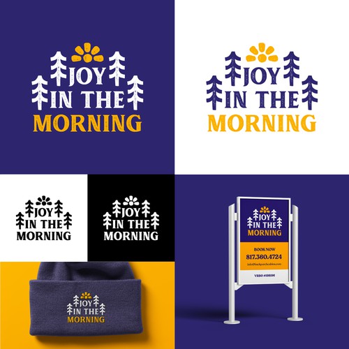 Joyous logo with the title 'Logo for luxurious cabin in Broken Bow Oklahoma'